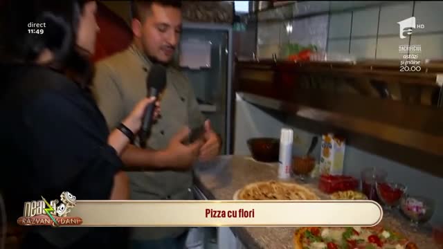 Atenție, pofticioși! Pizza cu flori, un deliciu la Neatza cu Răzvan și Dani