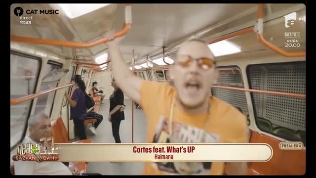 Neatza cu Răzvan și Dani. Cortes și What's UP lansează videoclipul "Haimana"