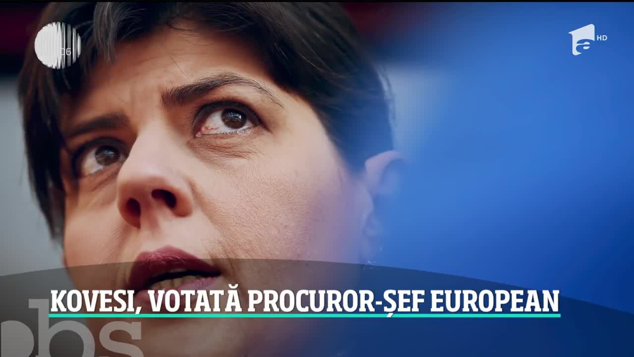 Laura Codruţa Kovesi a fost aleasă procuror şef european. Fosta şefă DNA nu a fost susţinută de Rom&acirc;nia