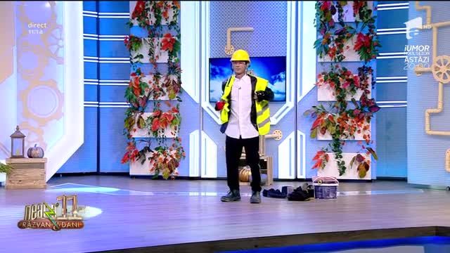 Neatza cu Răzvan și Dani. Gabriel Chioseaua recită versuri în timp ce dansează!