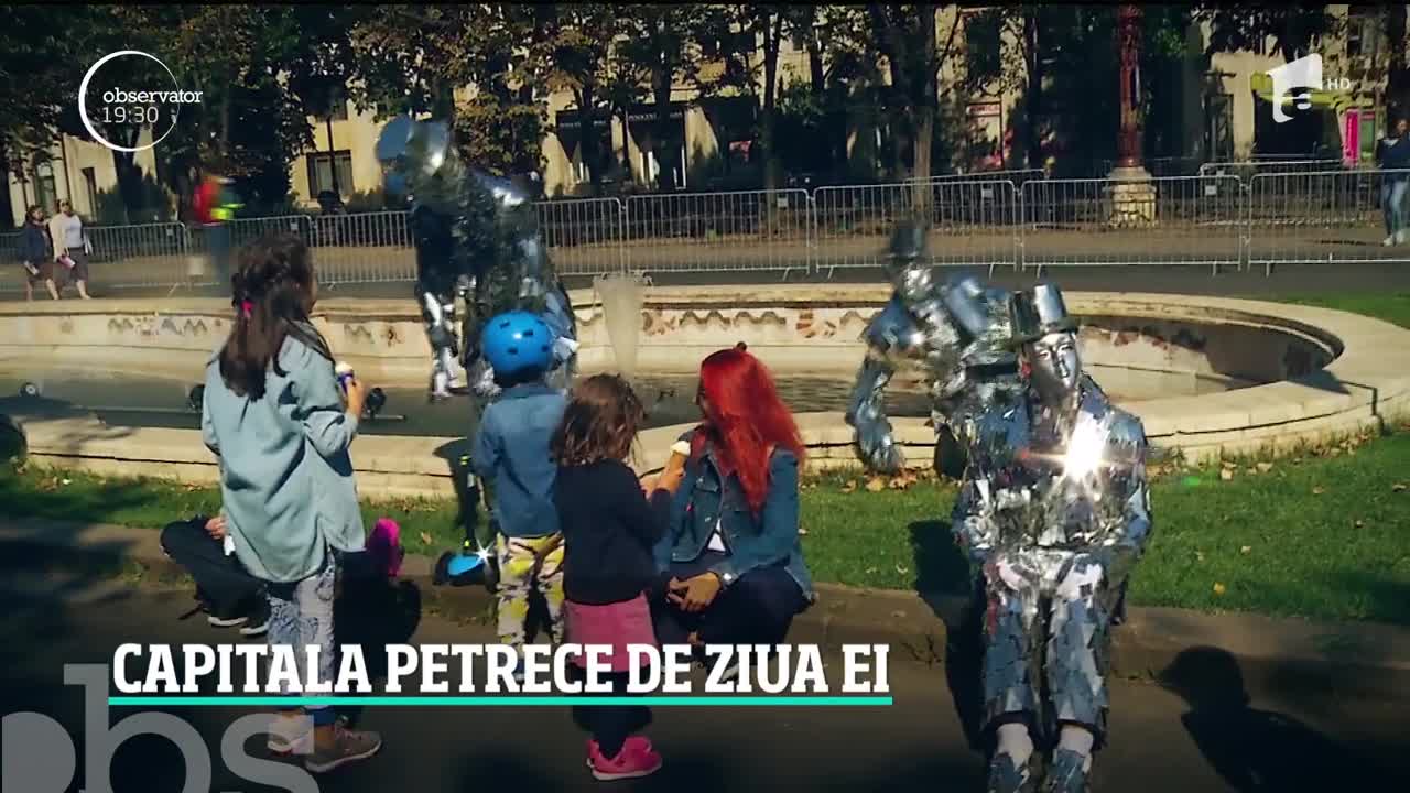Toţi bucureştenii sunt aşteptaţi la petrecerea cu cei mai mulţi invitaţi! De ziua ei, Capitala face cadou un spectacol fascinant de proiecţii 3D şi un festival al aromelor &icirc;n stradă