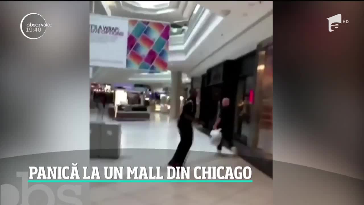 Panică la un mall din Chicago. Un individ a intrat cu maşina &icirc;n cladire