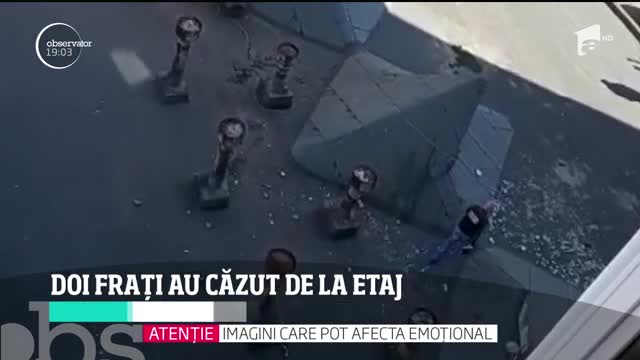 Doi frați au căzut de la etaj, &icirc;n Baia Mare