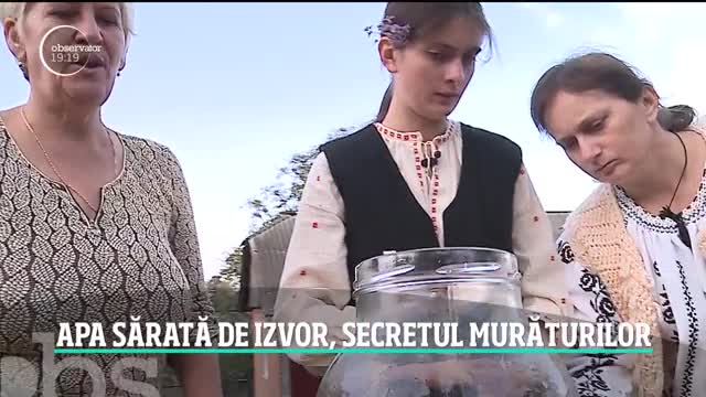 Apa sărată de izvor, secretul murăturilor din Orșova