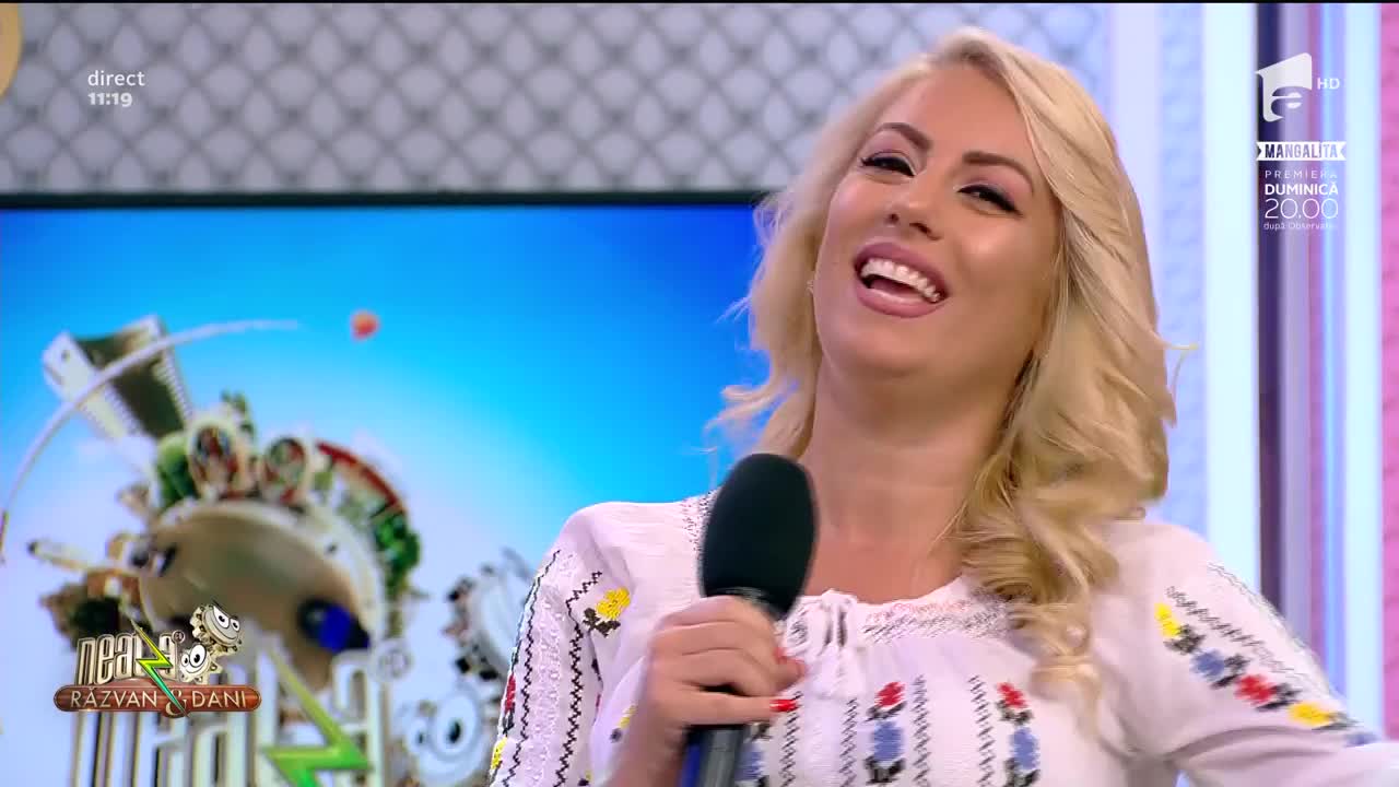 Neatza cu Răzvan și Dani. Ornela Pasăre c&acirc;ntă piesa Frunzuliță, măr sălciu