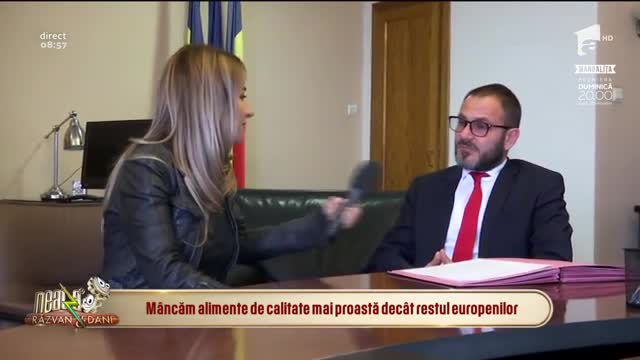 Neatza cu Răzvan și Dani. Românii mănâncă alimente de calitate mai proastă decât restul europenilor