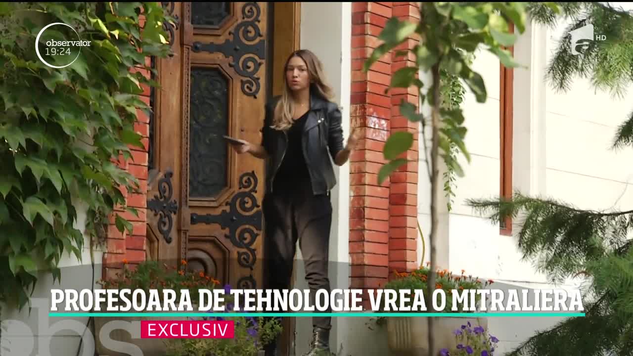 Profesoara care vrea o mitralieră a &icirc;nspăim&acirc;ntat elevii şi părinţii din Capitală. Cadrul didactic nu are de g&acirc;nd să renunţe la ore