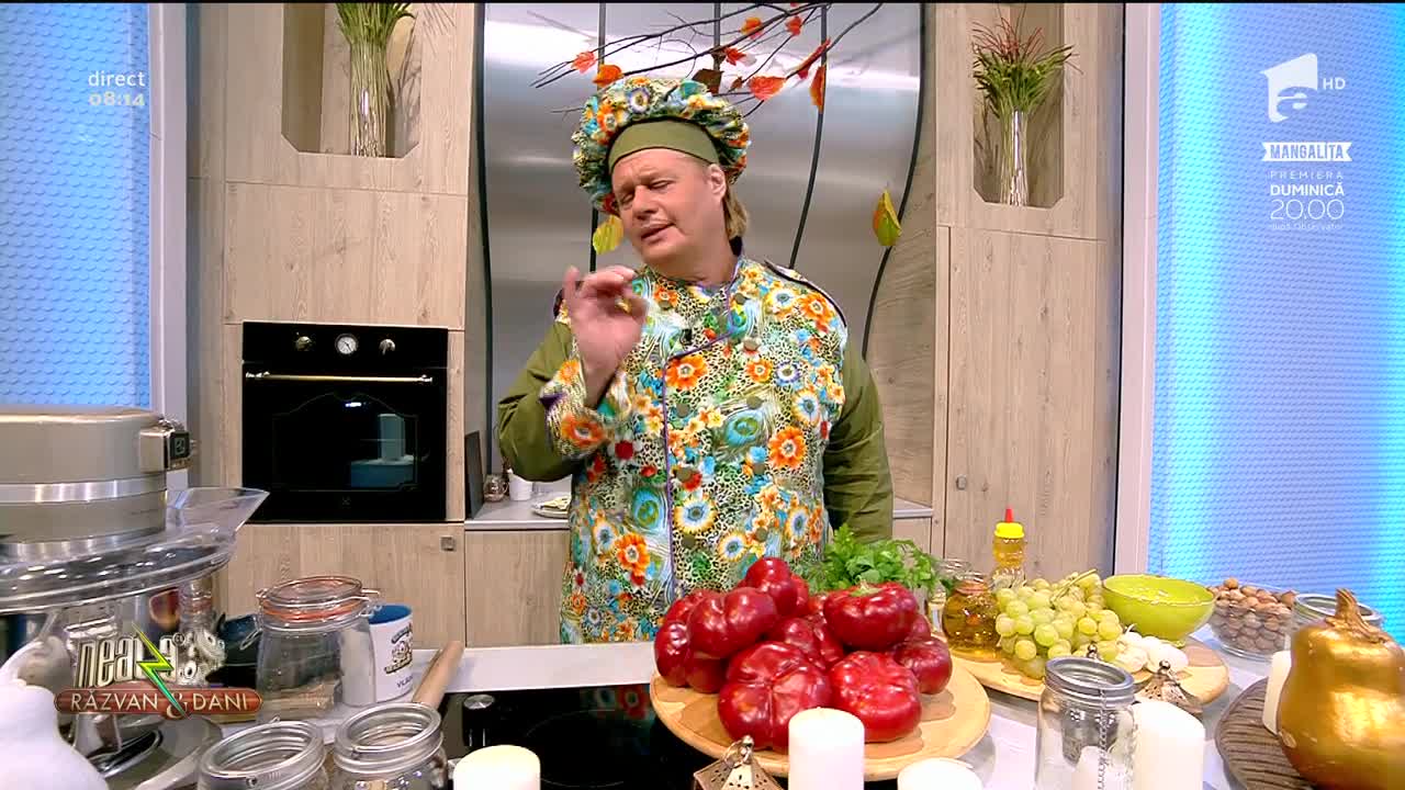 Rețeta Zilei la Neatza cu Răzvan şi Dani. Gogoșari preferați, delicioși și suculenți