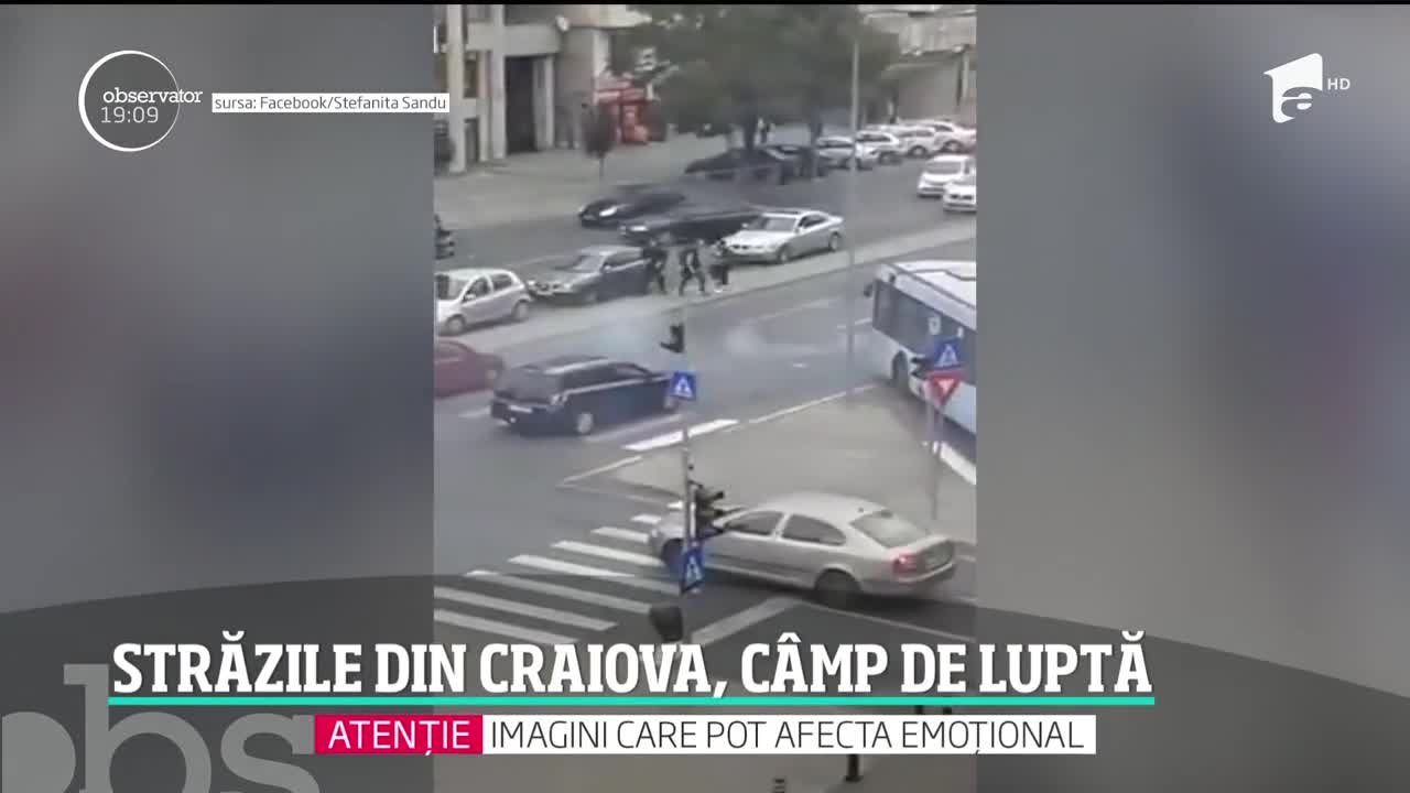 Violenţe extreme &icirc;n plină stradă, la Craiova