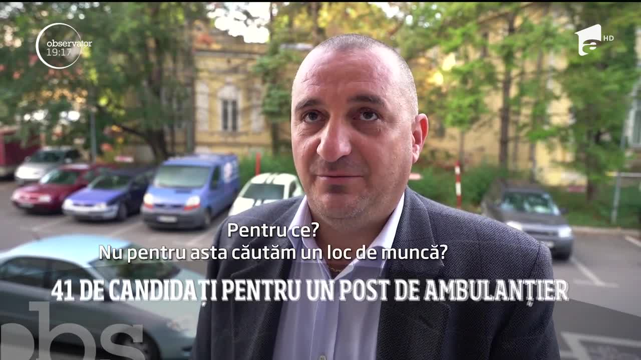 Meseria de ambulanţier este din ce &icirc;n ce mai căutată. &Icirc;n Botoşani, pentru un singur post, s-au &icirc;nscris peste 40 de candidaţi