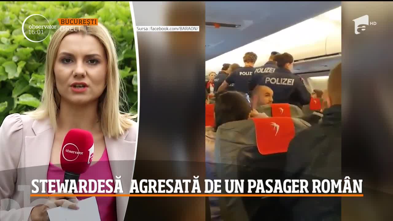 Un rom&acirc;n a provocat un scandal imens pe o cursă low-cost Bucureşti-Sttutgart!