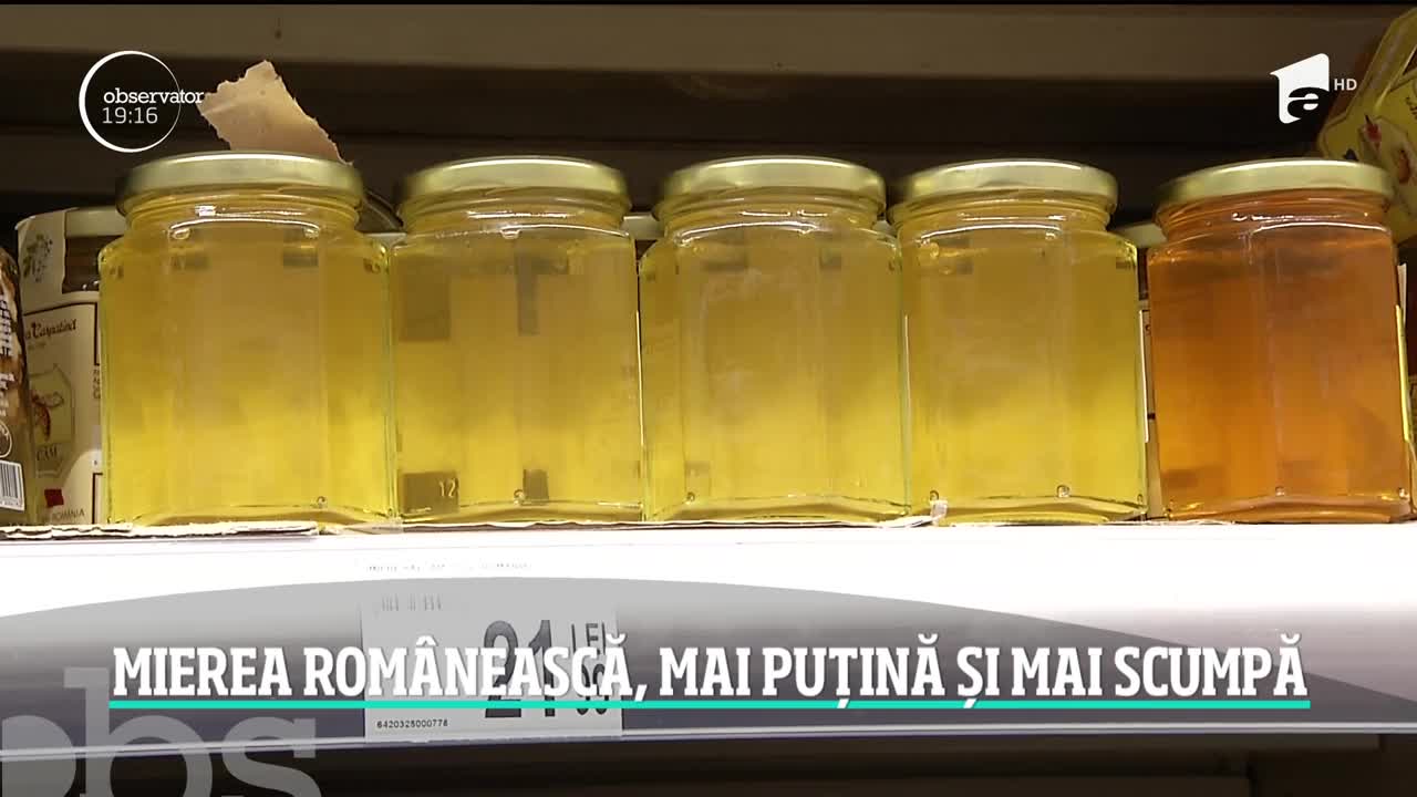 Mierea rom&acirc;nească, mai puțină și mai scumpă
