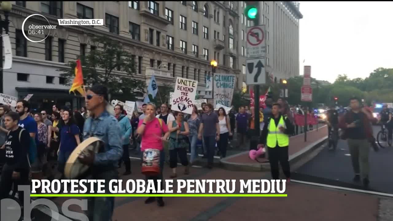 Protestele pentru mediu se extind &icirc;n toată lumea