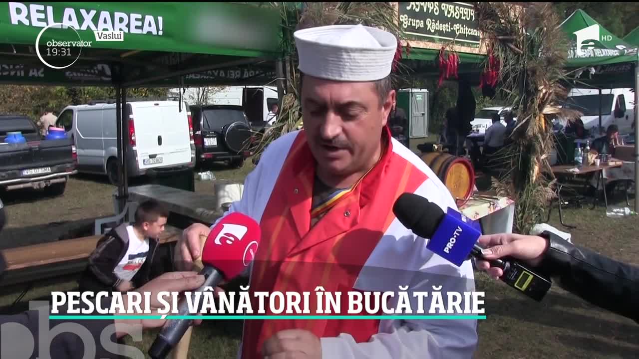 Carnea de v&acirc;nat şi peştele au fost gătite chiar de cei care au prins prada. Cum s-au descurcat cei mai pricepuţi bucătari-pescari şi v&acirc;nători