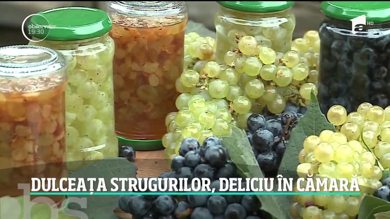 Dulceața strugurilor, deliciu &icirc;n cămară