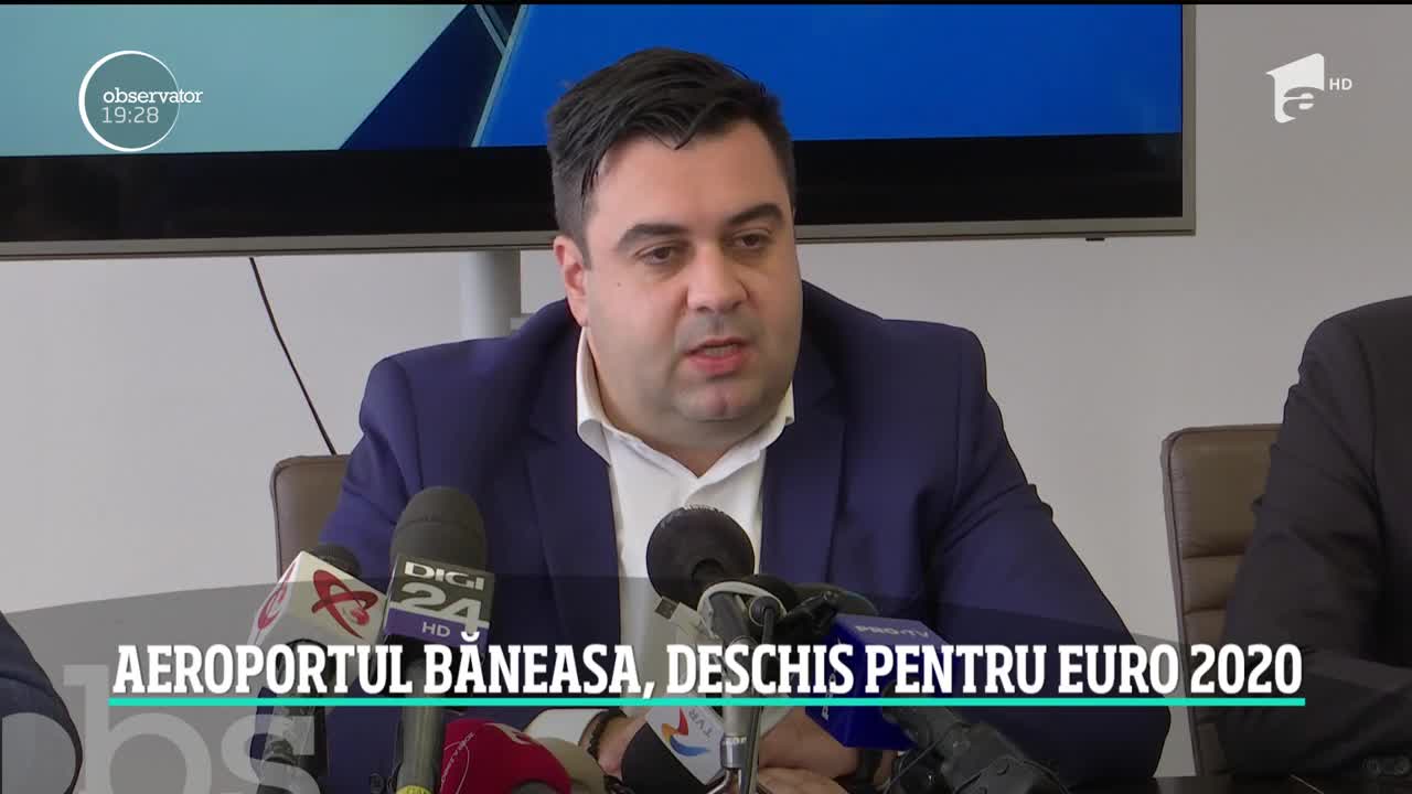 Aeroportul Băneasa, deschis pentru Euro 2020