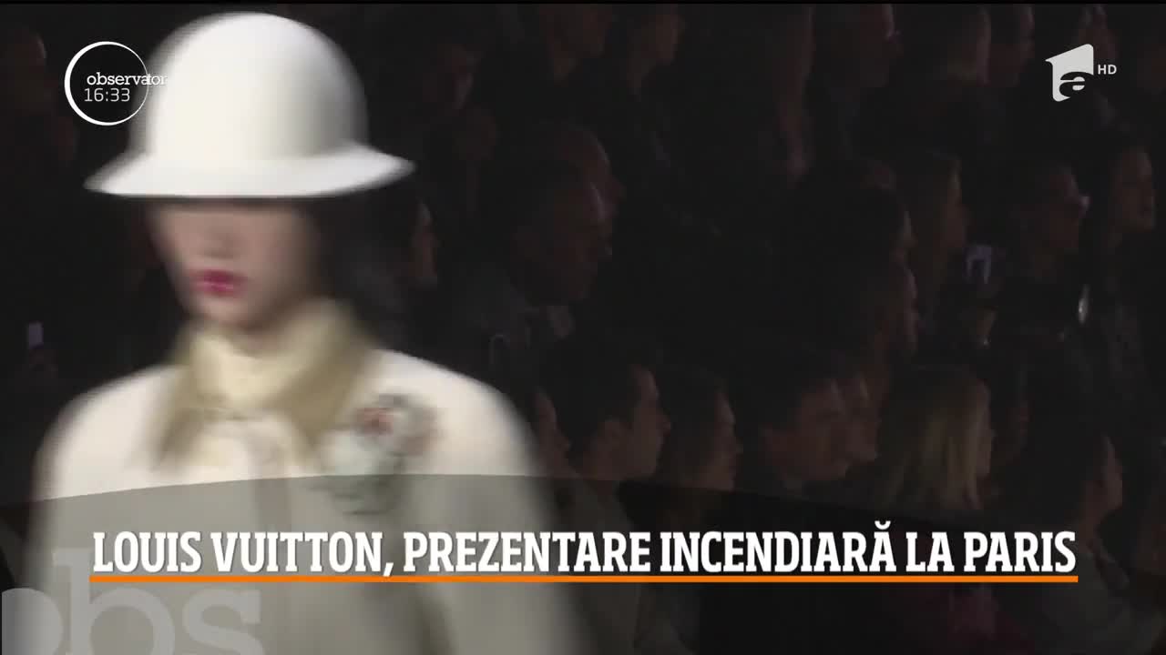 Louis Vuitton, prezentare incendiară la Paris