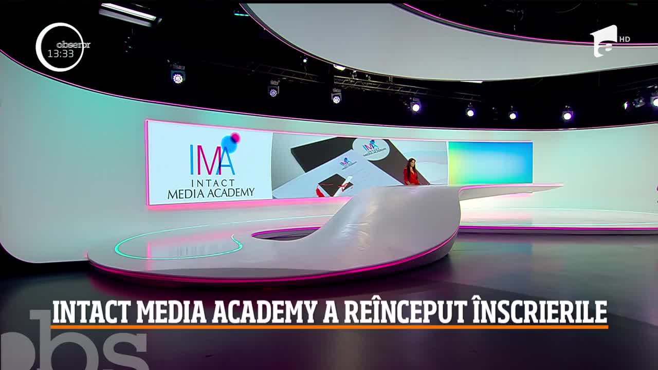 Intact Media Academy a re&icirc;nceput &icirc;nscrierile pentru cursurile de Prezentator şi Reporter TV