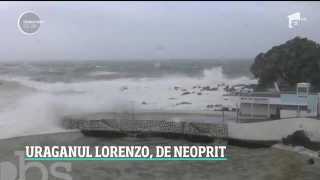 Uraganul Lorenzo, de neoprit. Irlanda de Nord, sub alertă de vreme extremă