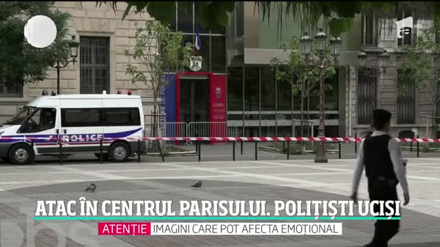 Atac &icirc;n centrul Parisului. Un poliţist şi-a &icirc;njunghiat mai mulţi colegi chiar &icirc;n sediul central al Poliţiei