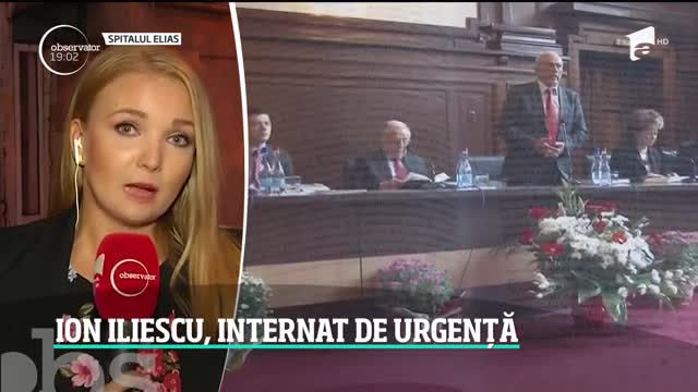 Ion Iliescu, internat &icirc;n stare gravă. Fostul preşedinte &icirc;n v&acirc;rsta de 89 de ani a suferit un infarct