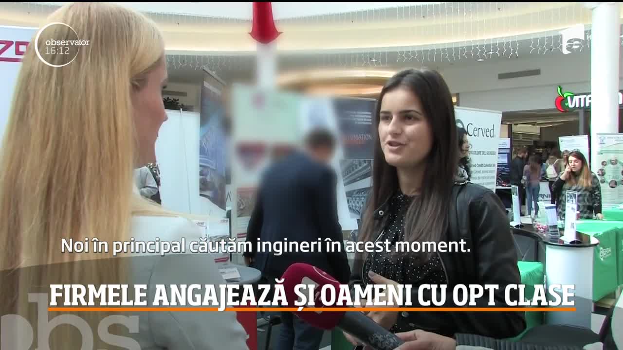 Companiile din Rom&acirc;nia, disperate să găsească angajaţi. Firmele angajează și oameni cu opt clase
