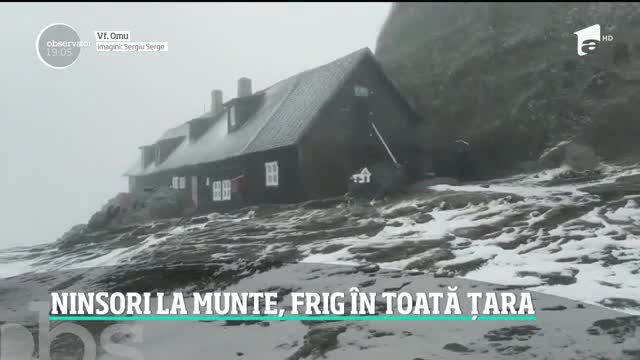 Valul de aer polar a adus iarna &icirc;n Rom&acirc;nia. A nins &icirc;n mai multe regiuni
