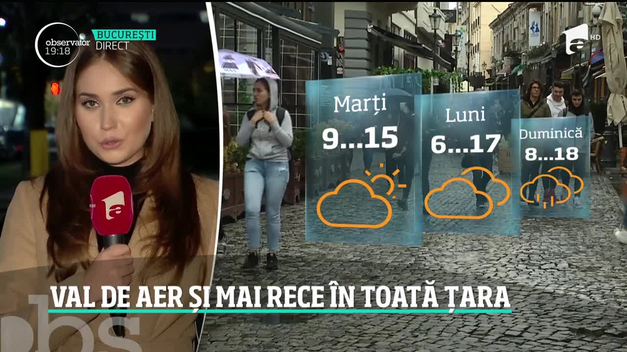 Vremea va fi şi mai frig. &Icirc;nceputul de săptăm&acirc;nă aduce temperaturi negative și ninsori