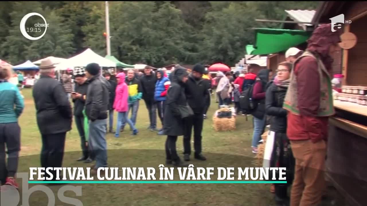 Festival culinar &icirc;n v&acirc;rf de munte