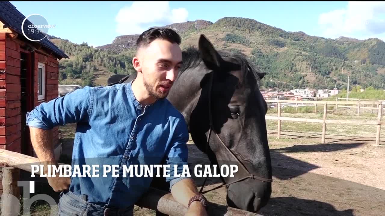 Centru de echitaţie destinat turiștilor care doresc drumeţii pe munte, la galop