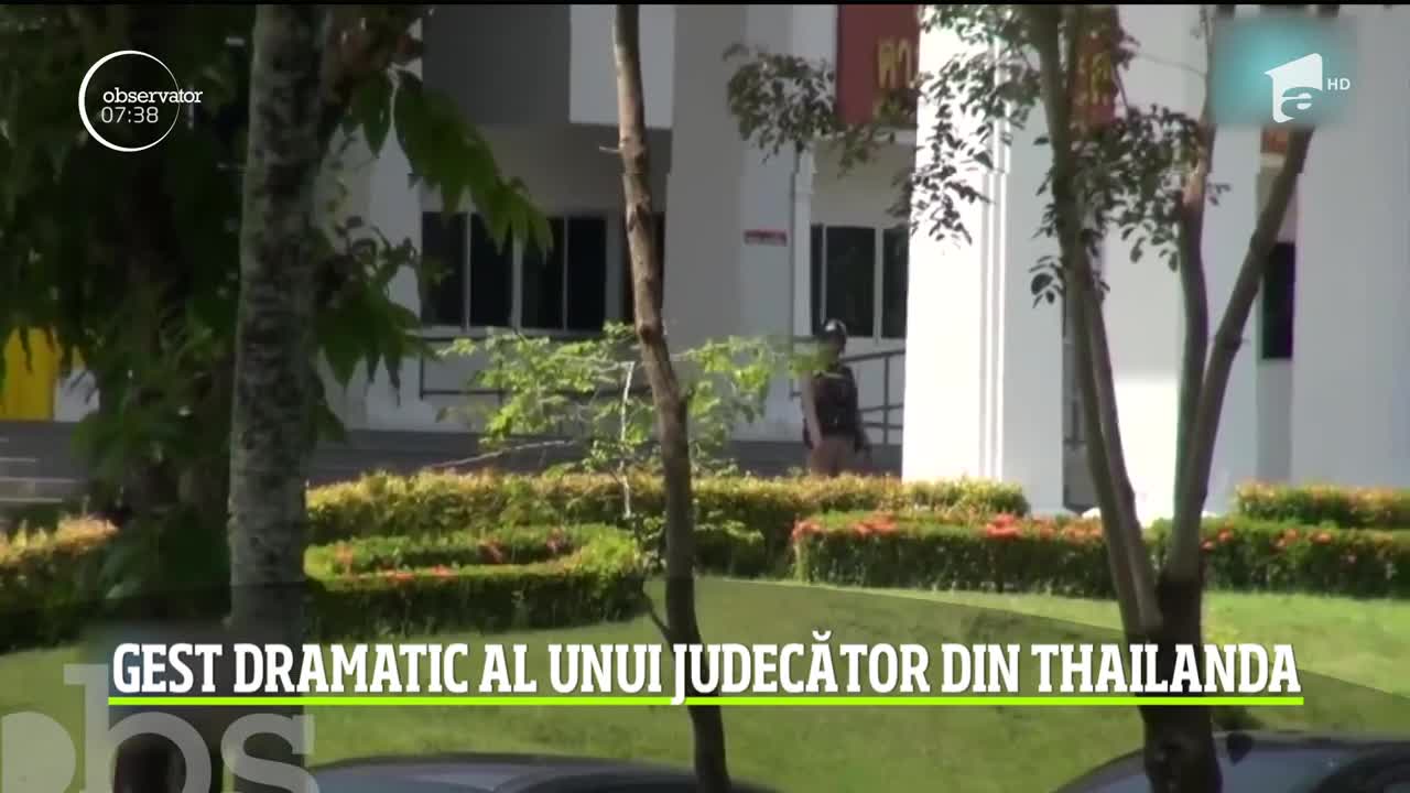 Gest dramatic al unui judecător din Thailanda. Magistratul s-a &icirc;mpuşcat &icirc;n sala tribunalului, la finalul unui proces