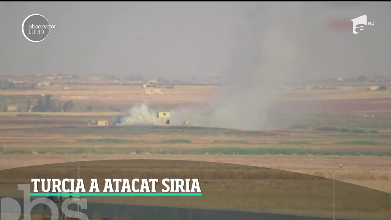 Turcia a atacat Siria!