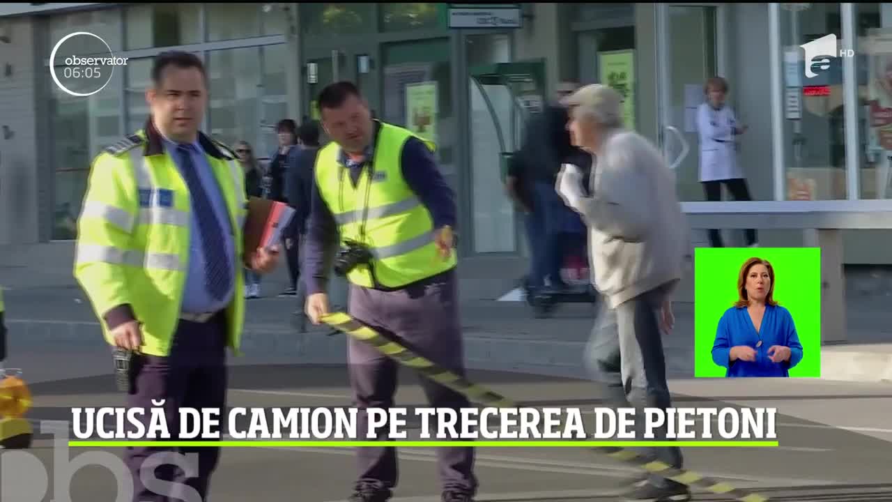 Accident dramatic &icirc;n Cluj Napoca. O femeie de 77 de ani a murit &icirc;n timp ce traversa strada pe trecerea de pietoni