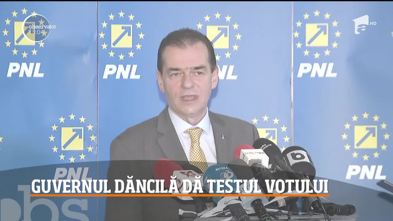 Guvernul Dăncilă dă testul votului