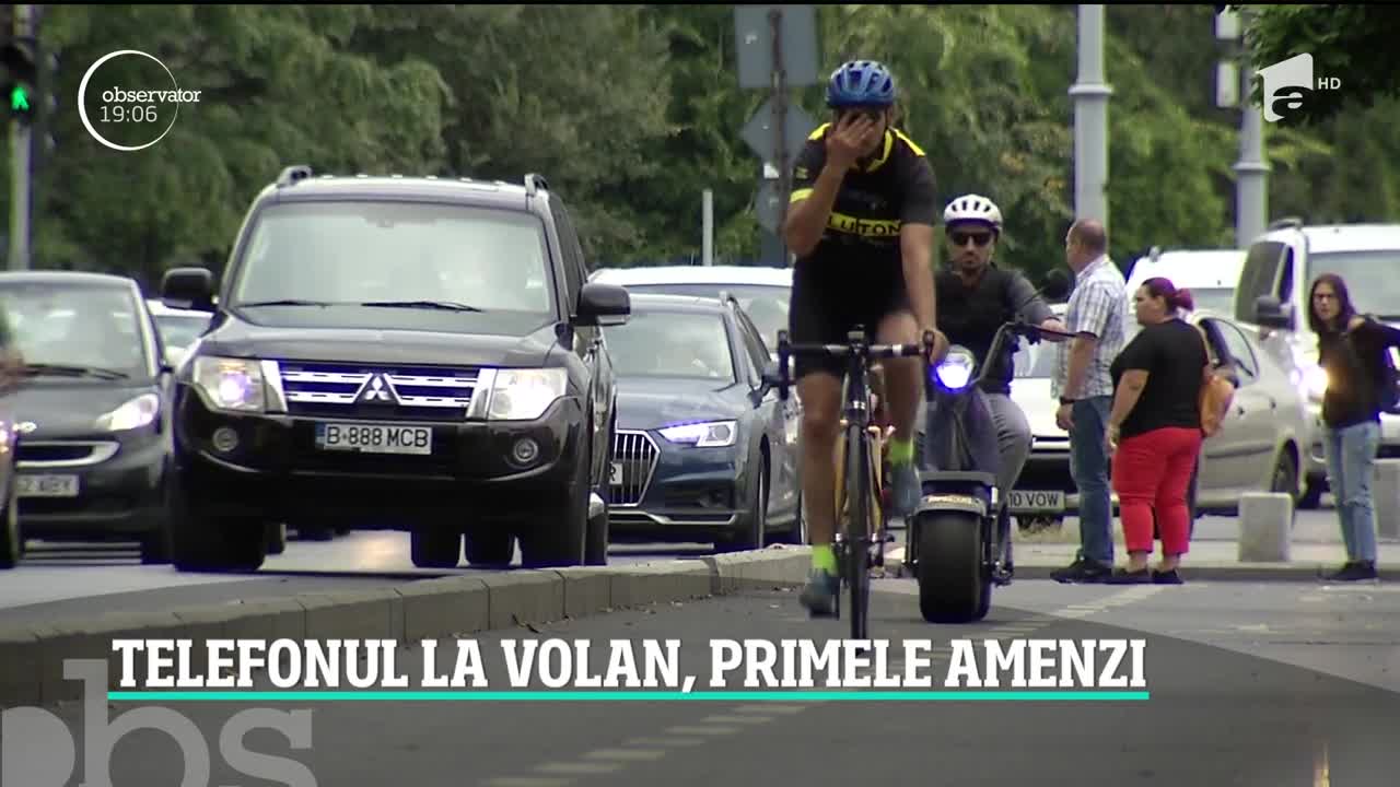 Prima zi fără telefon &icirc;n trafic a adus deja primele amenzi usturătoare!
