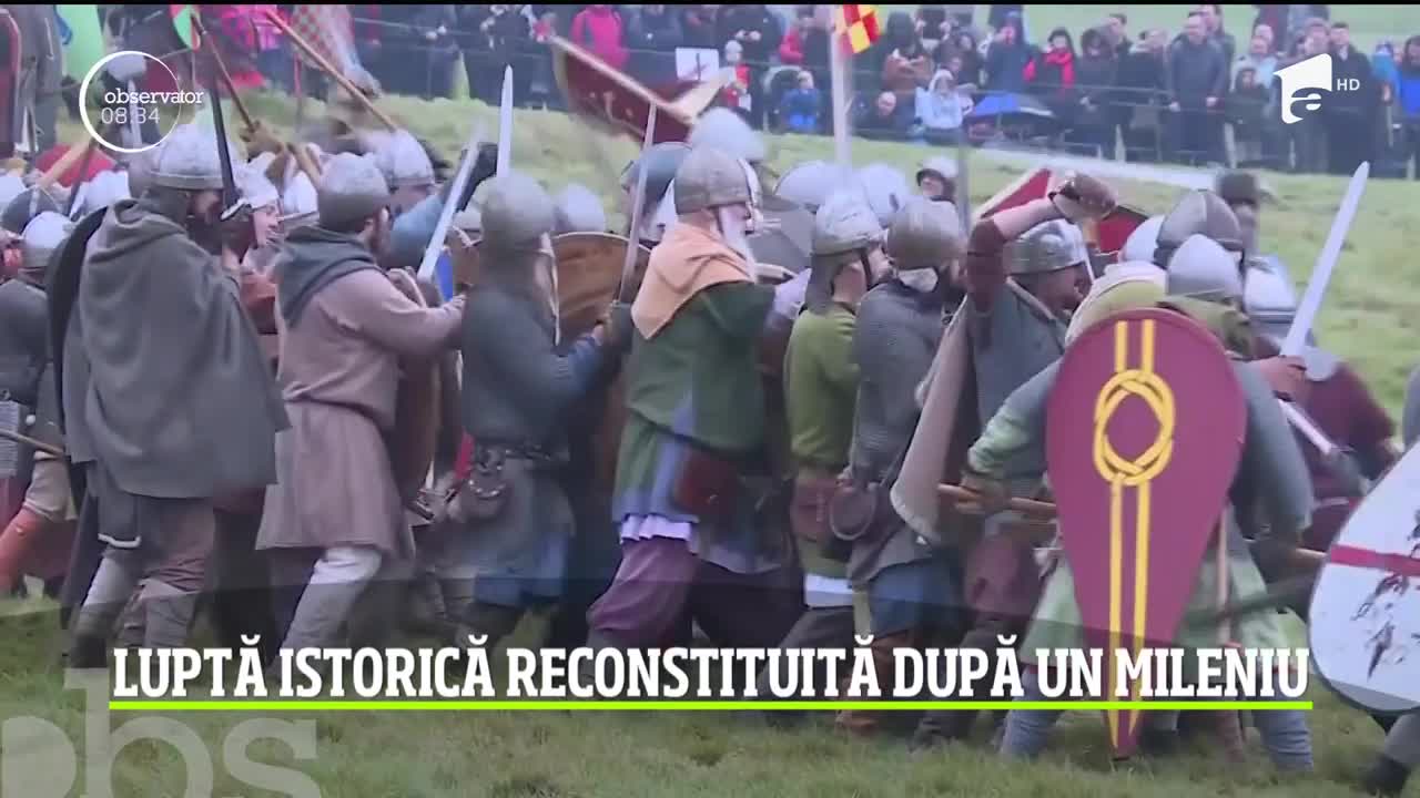 Bătălia de la Hastings a fost reconstituită la mai bine de 900 de ani de la s&acirc;ngerosul eveniment