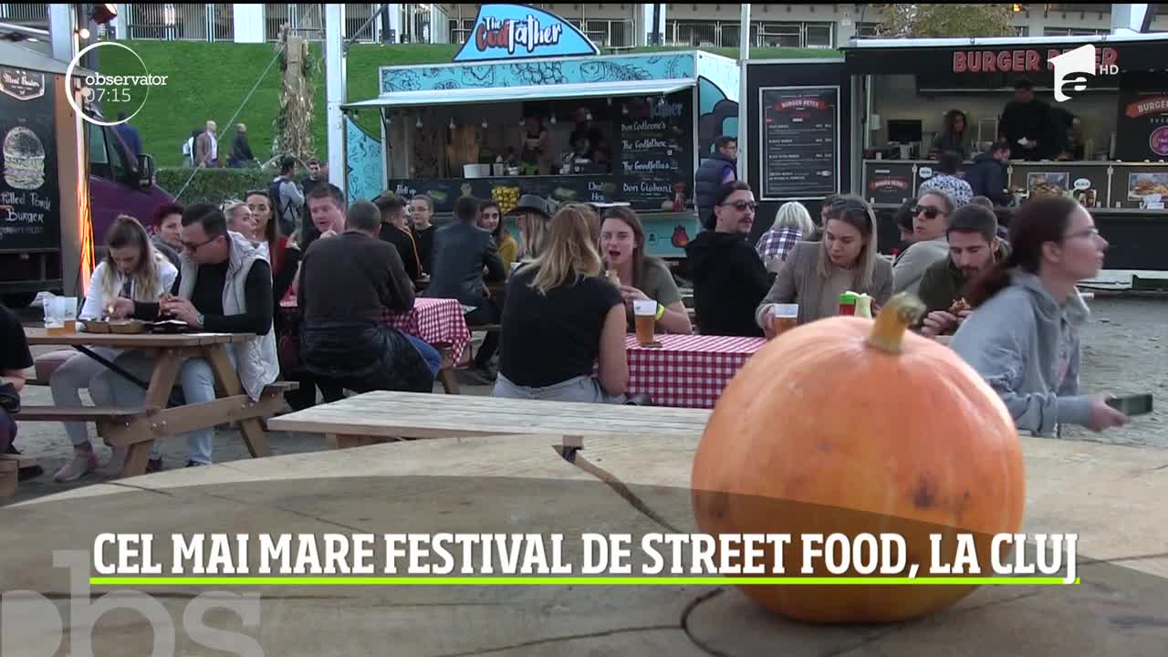 Cel mai mare festival de street food are loc la Cluj Napoca
