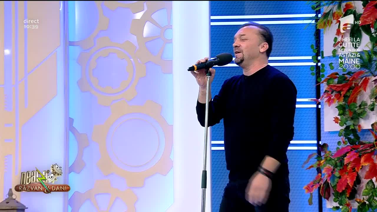 Geo Ambruș c&acirc;ntă, la Neatza cu Răzvan și Dani, melodia: Stai cu mine