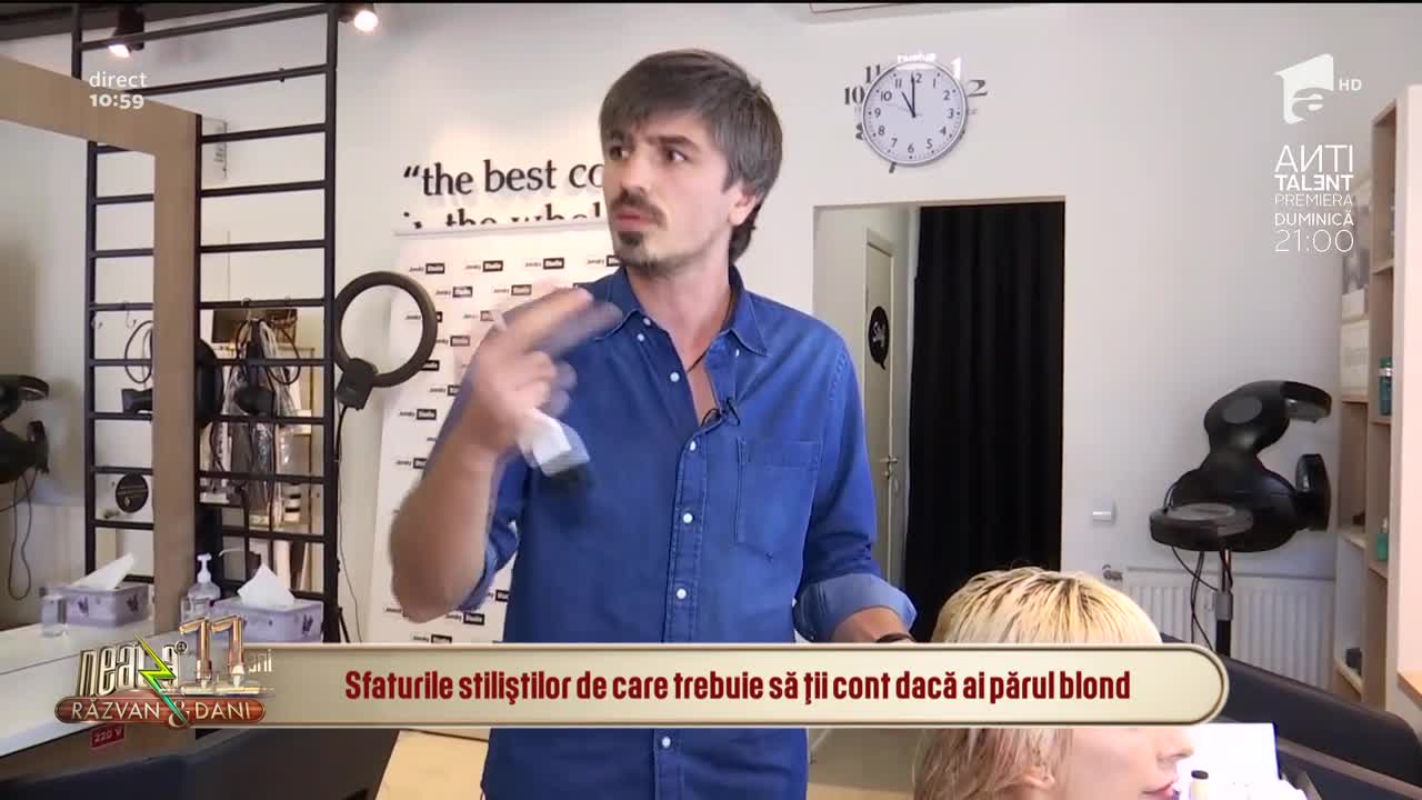 Neatza cu Răzvan și Dani. Atenție, femei! Cum să ai un par blond  frumos și sănătos