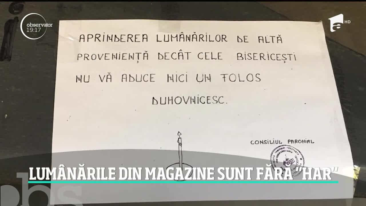 Un &icirc;ndemn al bisericii sună mai degrabă a blestem şi a st&acirc;rnit revolta enoriaşilor. Credincioşii sunt &icirc;nştiinţaţi că lum&acirc;nările aduse de acasă sunt aprinse degeaba