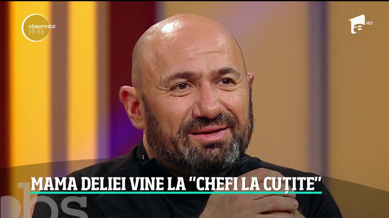 Cel mai urmărit show culinar din Rom&acirc;nia "Chefi la cuţite" are un invitat-surpriză. Mama Deliei vine &icirc;n fața juraților