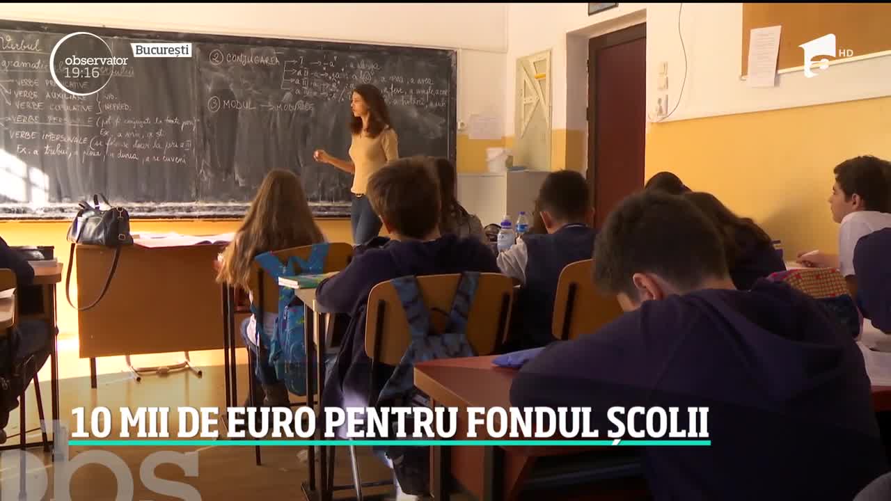 Zece mii de euro, suma pe care au str&acirc;ns-o elevii de la un liceu din Constanța pentru fondul școlii