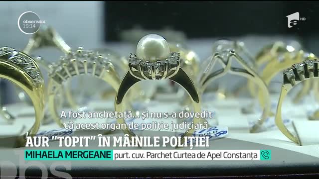 O captură impresionantă de aur a dispărut misterios din m&acirc;inile Poliţiei. 600 de mii de euro parcă s-au evaporat