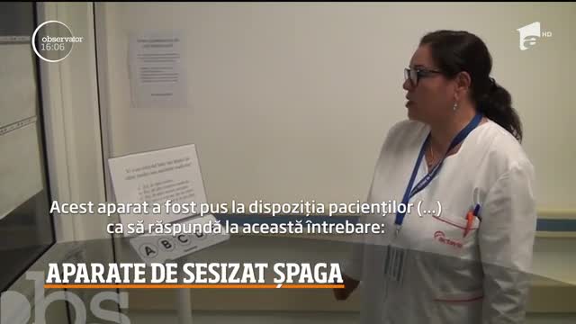 Tot mai multe spitale rom&acirc;neşti &icirc;ncep să trateze corupţia. Sub protecţia anonimatului, pacienţii care ajung la cel mai mare spital din Alba pot spune dacă li s-a cerut şpagă