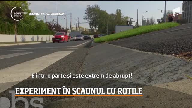 Experiment &icirc;n scaun cu rotile efectuat de o t&acirc;nără din Timişoara