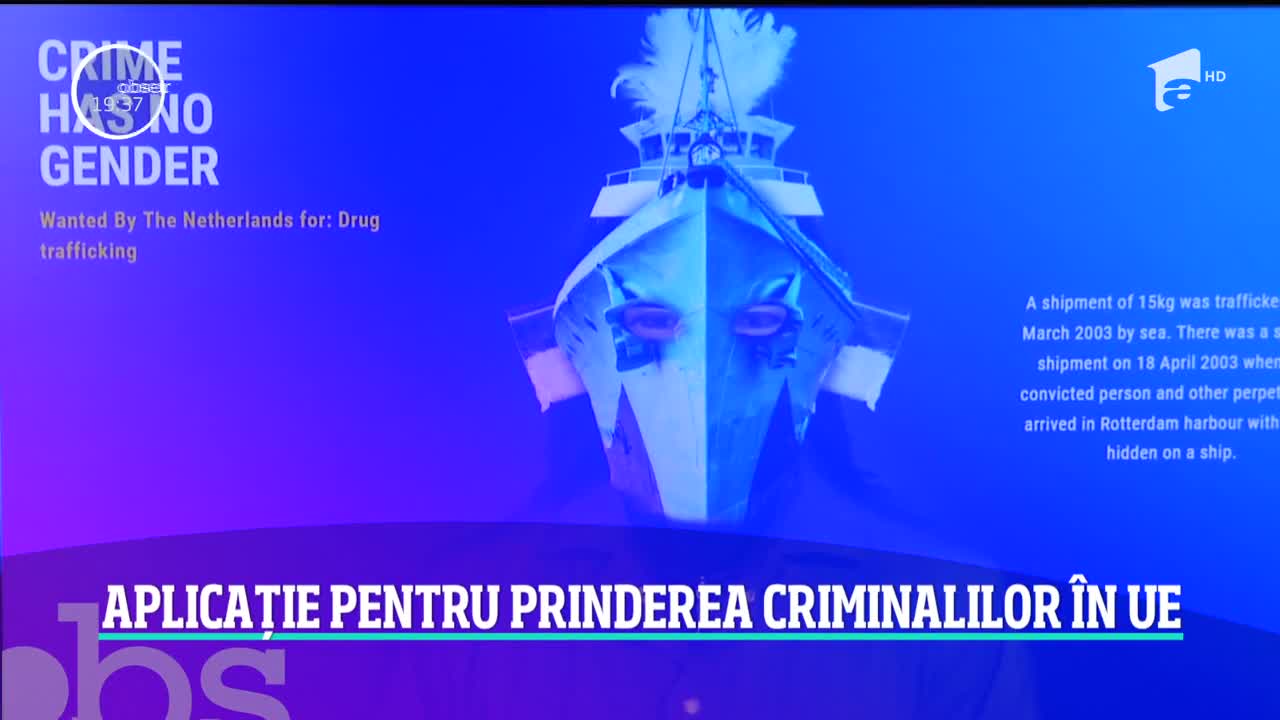 Aplicație pentru prinderea criminalilor &icirc;n Uniunea Europeană