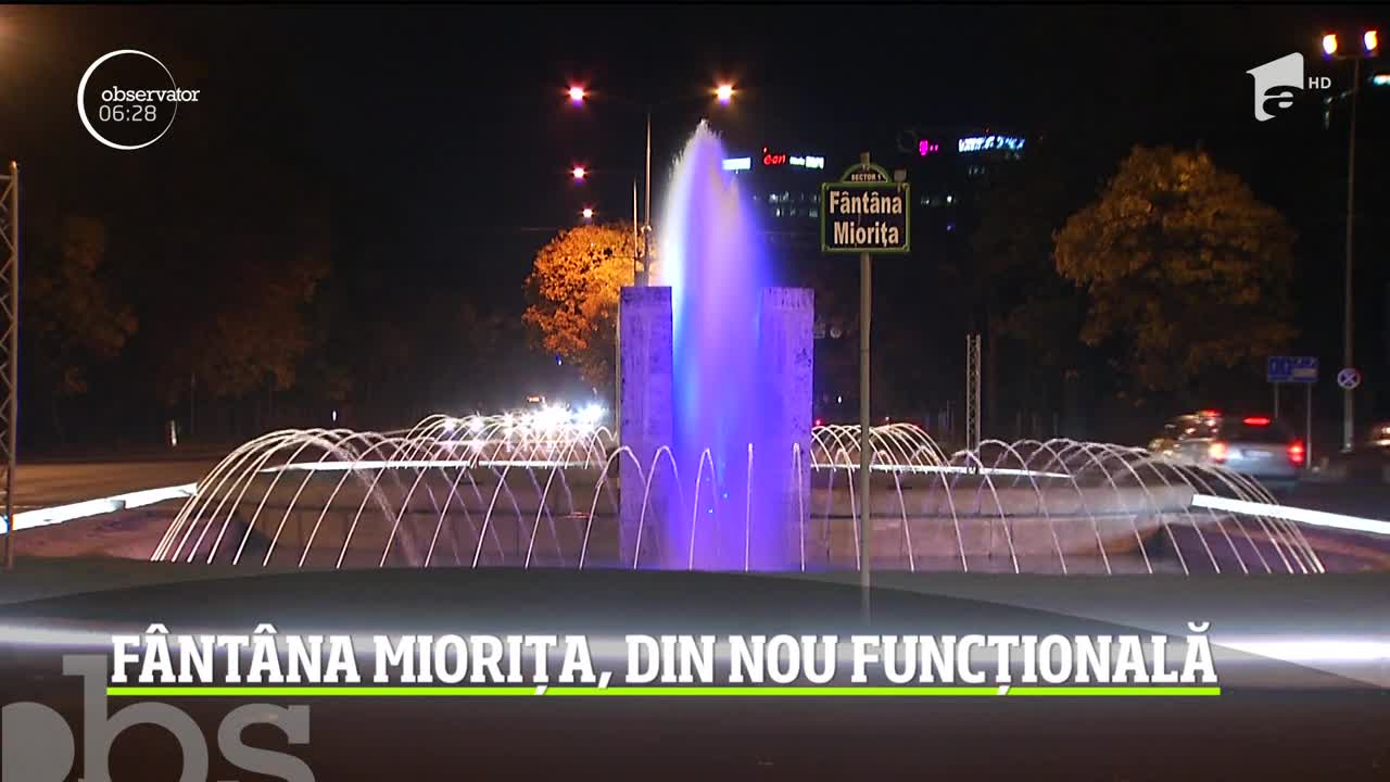 După ani &icirc;n care a fost lăsată de izbelişte, f&acirc;nt&acirc;na Mioriţa, un simbol al Capitalei, a fost redeschisă