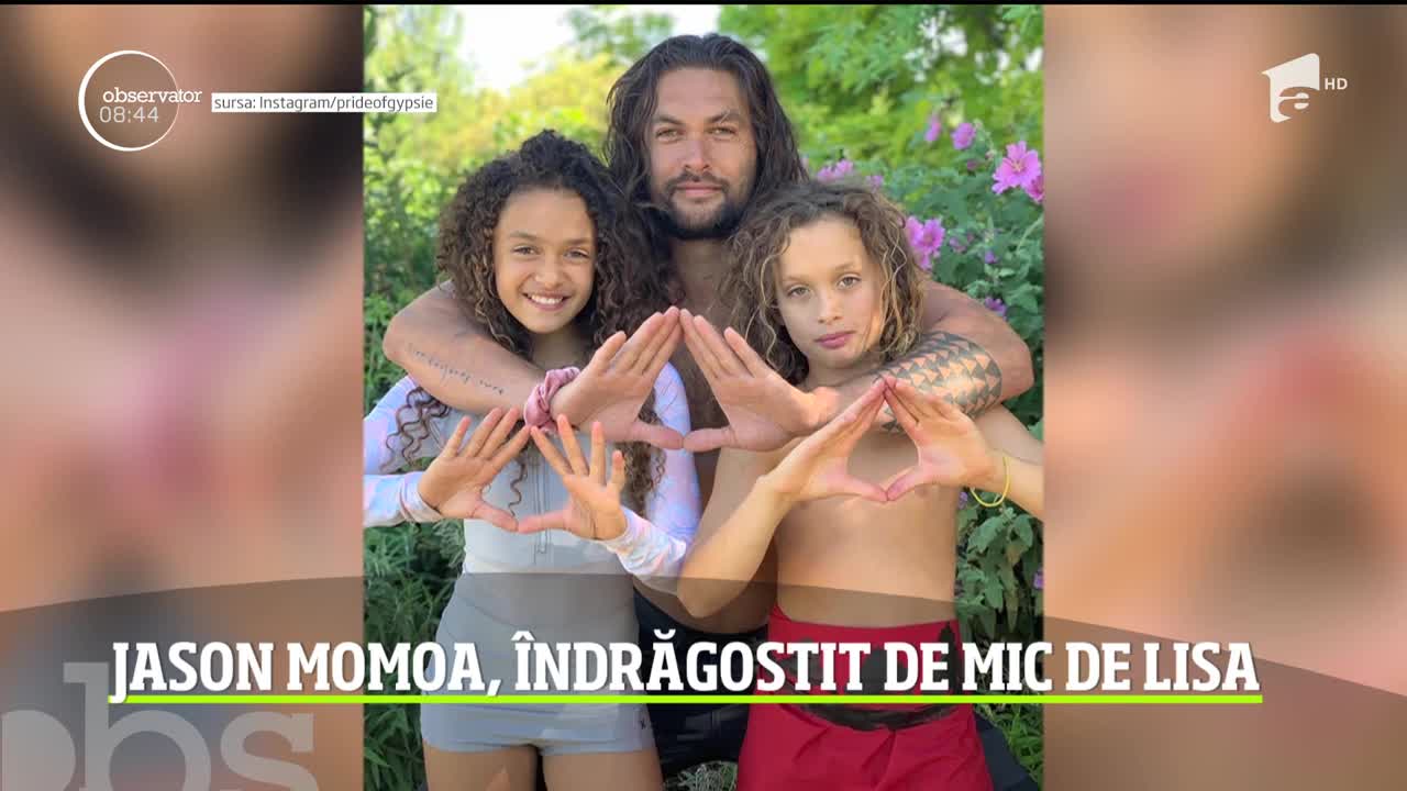 Jason Momoa, &icirc;ndrăgostit de soția sa &icirc;ncă de c&acirc;nd era copil