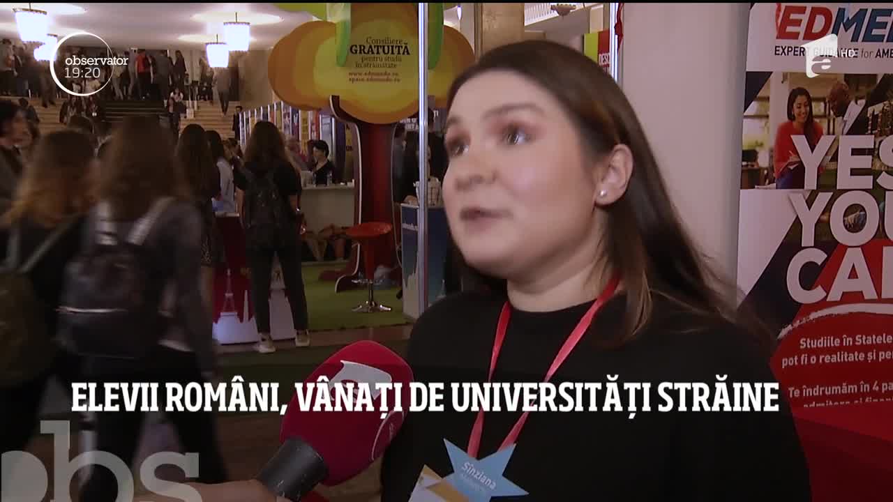 Elevii rom&acirc;ni, v&acirc;nați de universități străine