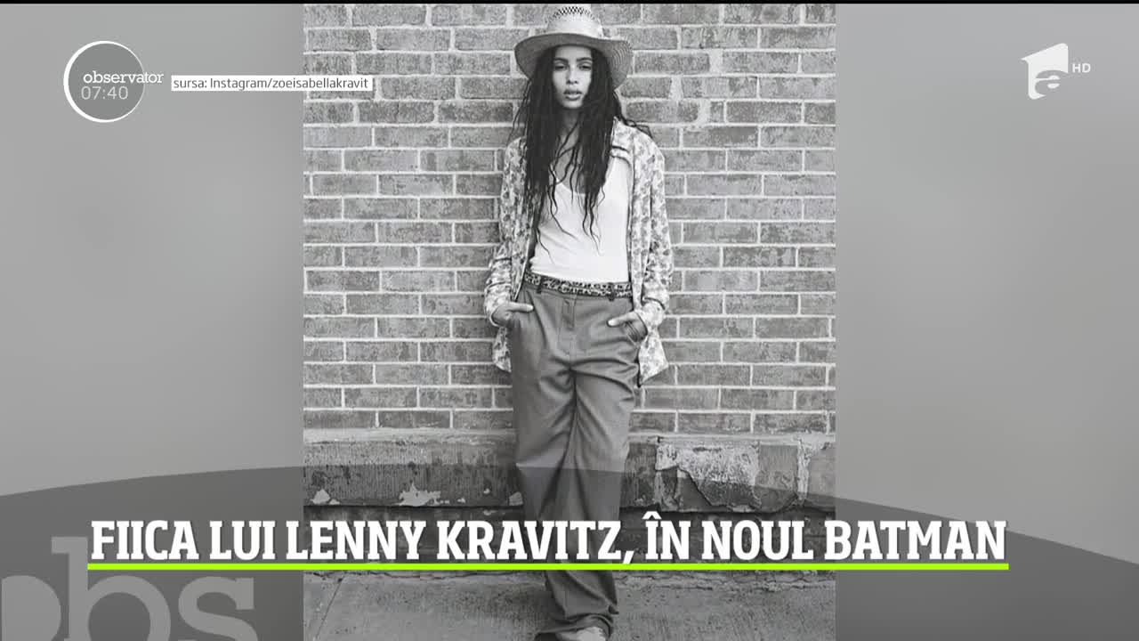 Fiica lui Lenny Kravitz, &icirc;n noul Batman
